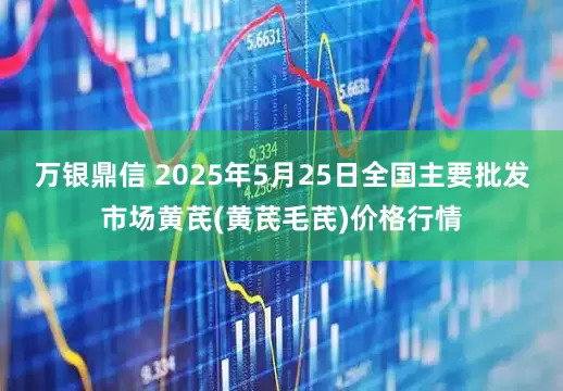 万银鼎信 2025年5月25日全国主要批发市场黄芪(黄芪毛芪)价格行情